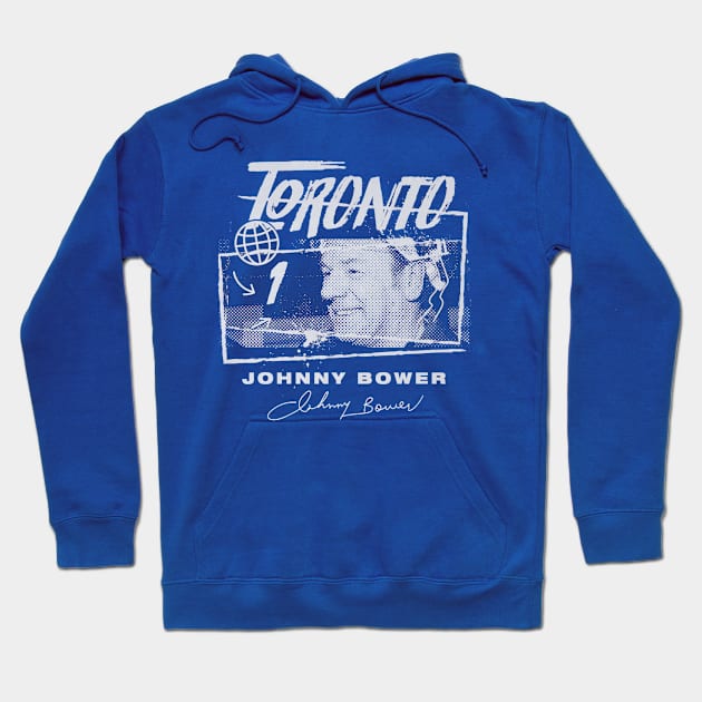 Johnny Bower Toronto Tones Hoodie by lavonneroberson